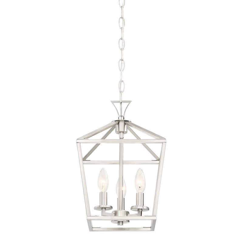 Savoy House Townsend 420 3-Light 15" Pendant, Satin Nickel