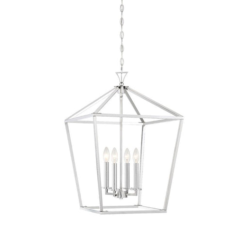 Savoy House Townsend 421 4-Light 26" Pendant, Polished Nickel - 3-421-4-109