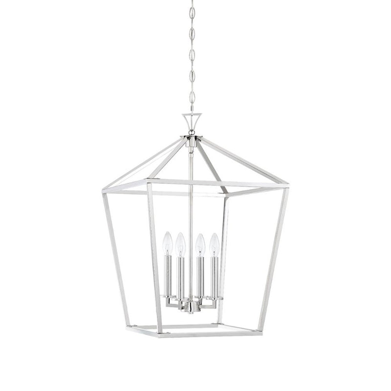 Savoy House Townsend 421 4-Light 26" Pendant, Polished Nickel
