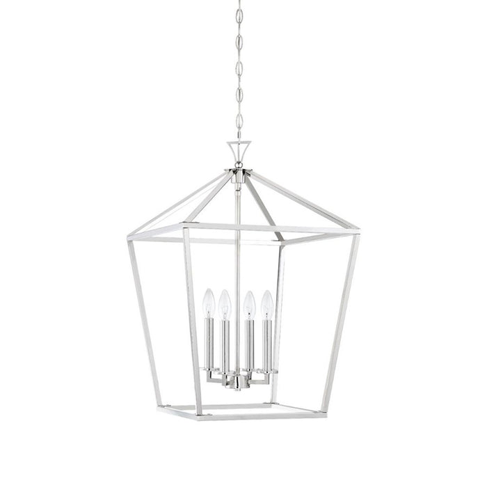 Savoy House Townsend 421 4-Light 26" Pendant, Polished Nickel