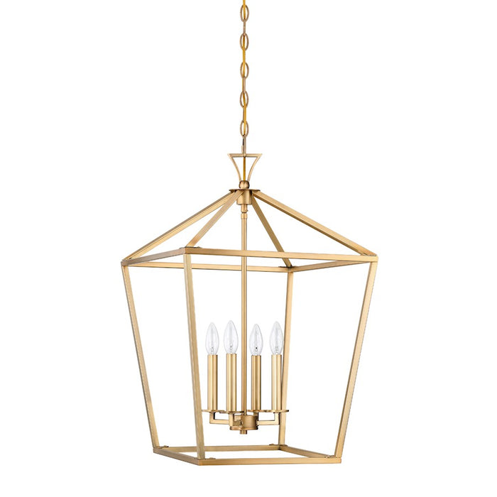 Savoy House Townsend 4-Light Pendant, Warm Brass