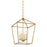 Savoy House Townsend 4-Light Pendant, Warm Brass