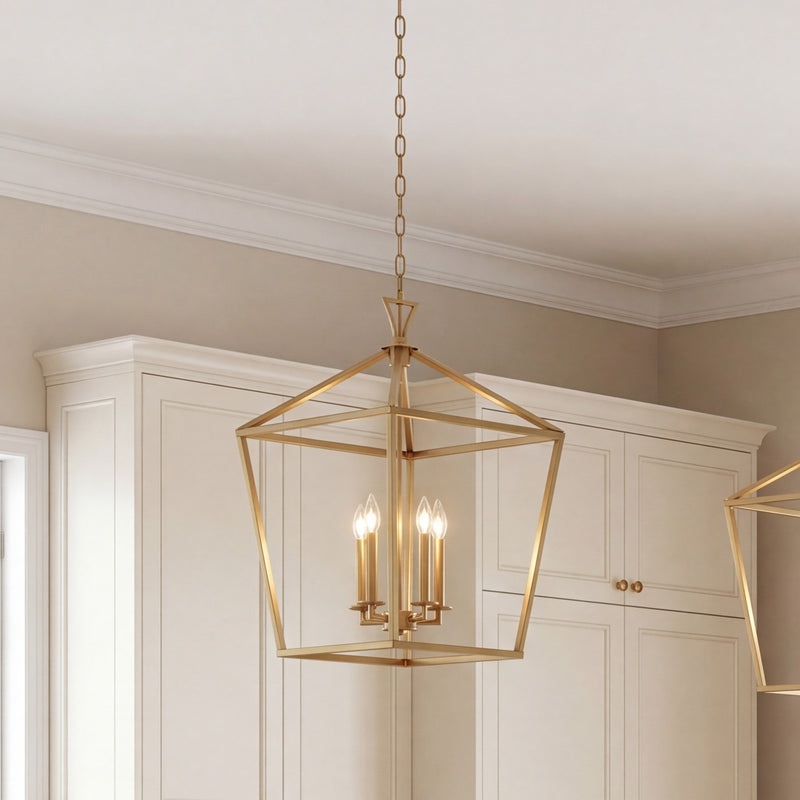 Savoy House Townsend 4-Light Pendant, Warm Brass