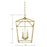 Savoy House Townsend 4-Light Pendant, Warm Brass