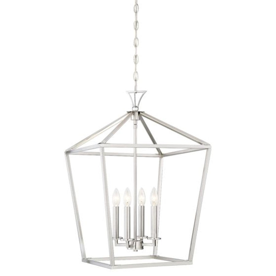 Savoy House Townsend 4-Light Pendant, Satin Nickel - 3-421-4-SN