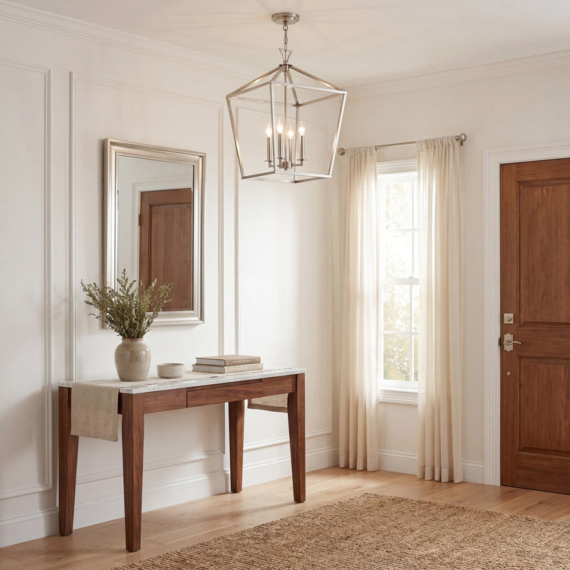 Savoy House Townsend 4-Light Pendant, Satin Nickel