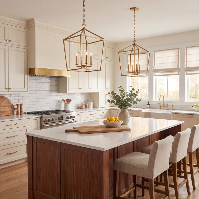 Savoy House Townsend 6-Light Pendant, Warm Brass