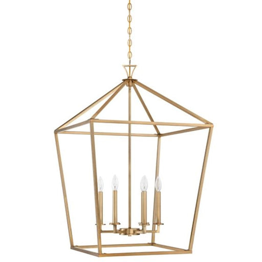 Savoy House Townsend 6-Light Pendant, Warm Brass