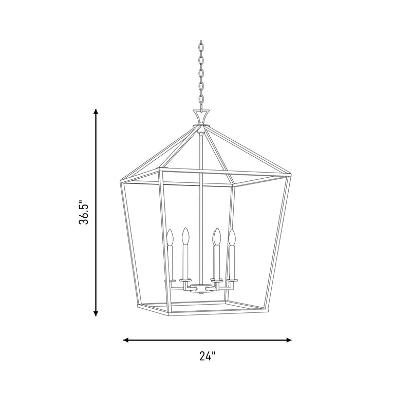 Savoy House Townsend 6-Light Pendant, Warm Brass