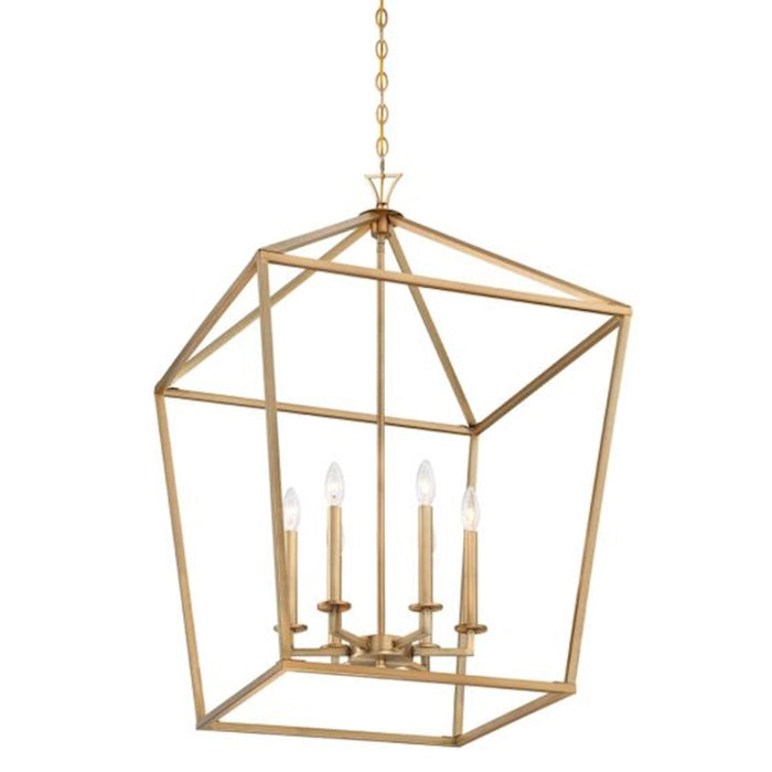 Savoy House Townsend 6-Light Pendant, Warm Brass