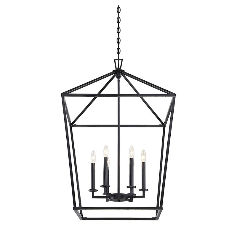 Savoy House Townsend 422 6-Light 37" Pendant, Classic Bronze