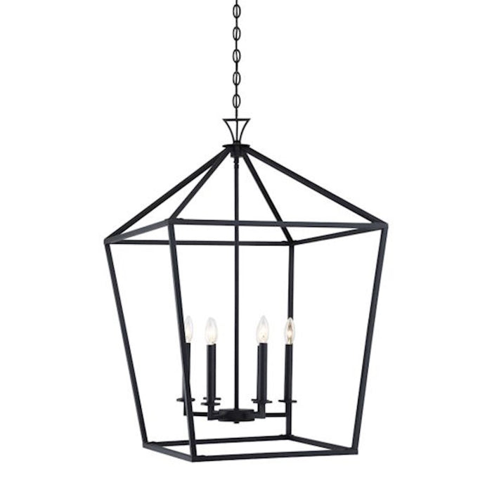 Savoy House Townsend 6-Light Pendant, Matte Black - 3-422-6-89