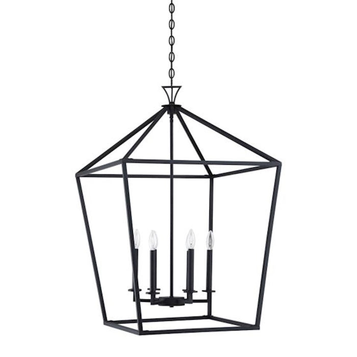 Savoy House Townsend 6-Light Pendant, Matte Black