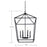 Savoy House Townsend 6-Light Pendant, Matte Black