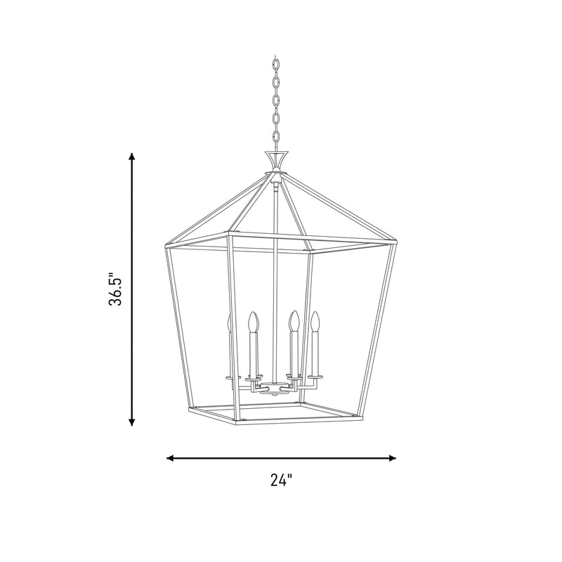 Savoy House Townsend 6-Light Pendant, Satin Nickel