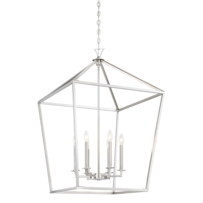 Savoy House Townsend 6-Light Pendant, Satin Nickel