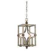 Savoy House Structure 4-Light Pendant, Aged Steel - 3-4302-4-242