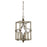 Savoy House Structure 4-Light Pendant, Aged Steel