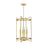 Savoy House Kent 4-Light Pendant, Warm Brass