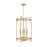 Savoy House Kent 4-Light Pendant, Warm Brass