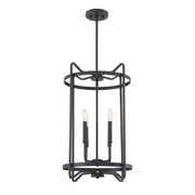 Savoy House Kent 4-Light Pendant, Matte Black - 3-4901-4-89