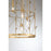 Savoy House Lexington 5-Light Pendant, Burnished Brass