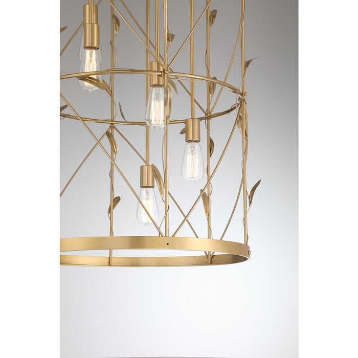 Savoy House Lexington 5-Light Pendant, Burnished Brass