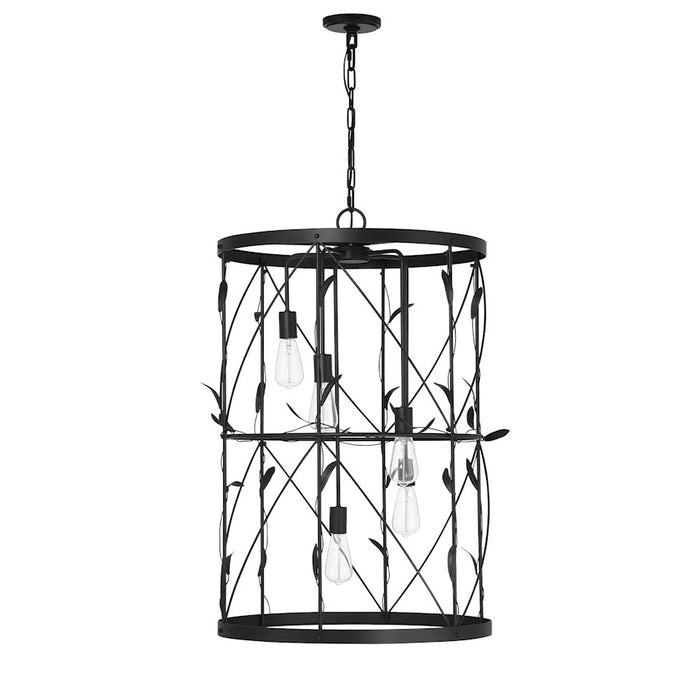 Savoy House Lexington 5-Light Pendant, Matte Black