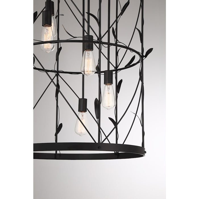 Savoy House Lexington 5-Light Pendant, Matte Black