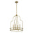 Savoy House Diplomat 4-Light Pendant, Warm Brass