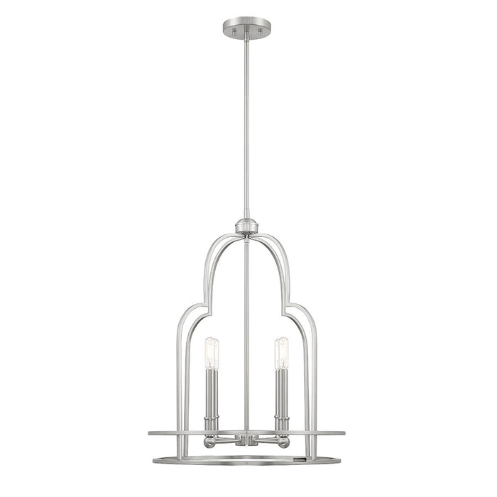 Savoy House Diplomat 4-Light Pendant, Satin Nickel