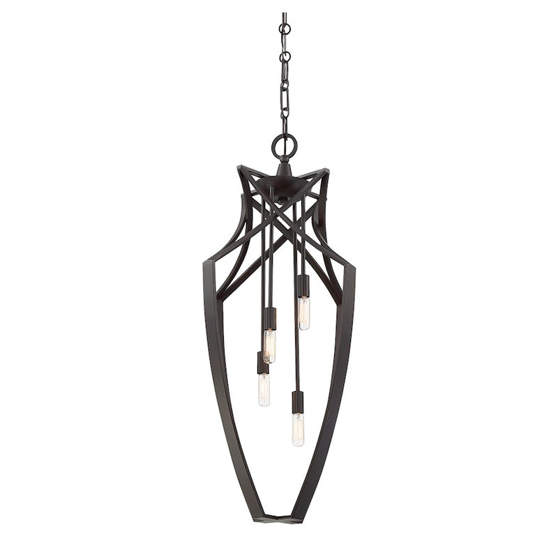 Savoy House Windsung 4-Light Pendant, English Bronze