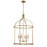 Savoy House Brookstone 6-Light Pendant, Warm Brass