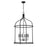 Savoy House Brookstone 6-Light Pendant, Matte Black