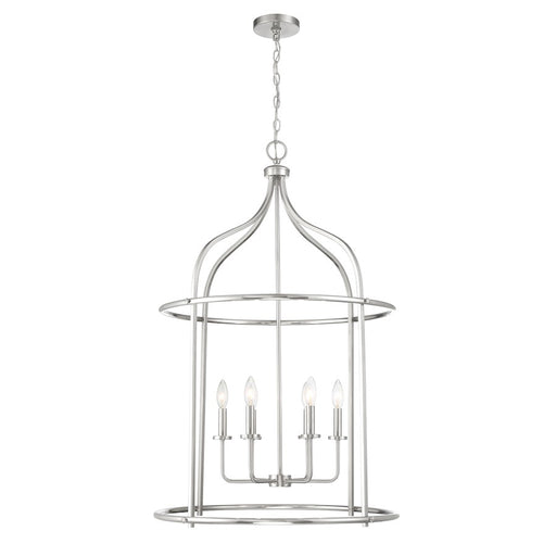 Savoy House Brookstone 6-Light Pendant, Satin Nickel