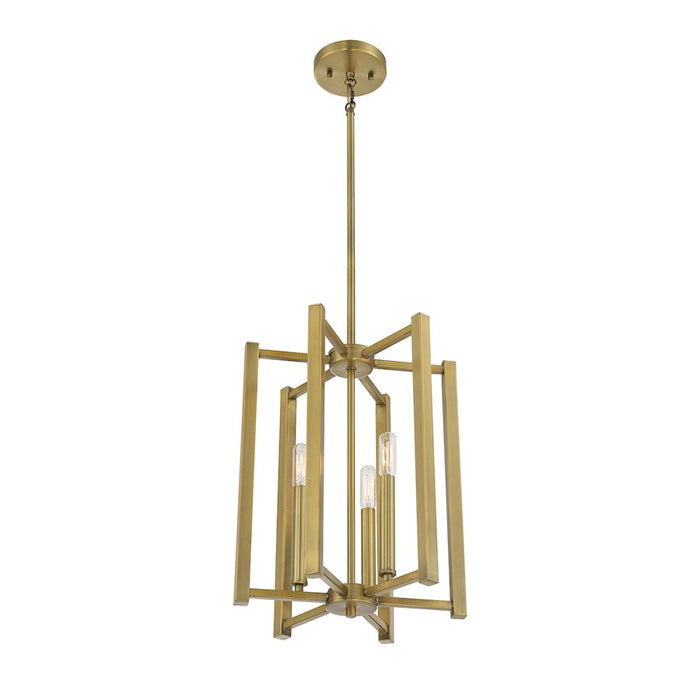 Savoy House Benson 3-Light Pendant, Warm Brass