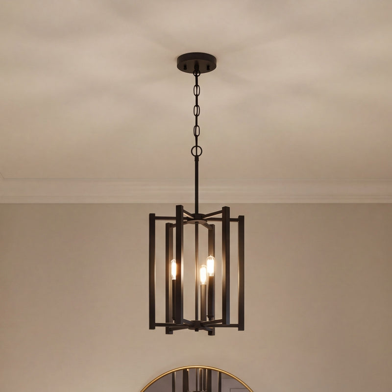 Savoy House Benson 3-Light Pendant, Matte Black