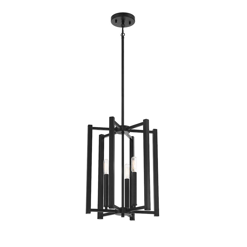 Savoy House Benson 3-Light Pendant, Matte Black