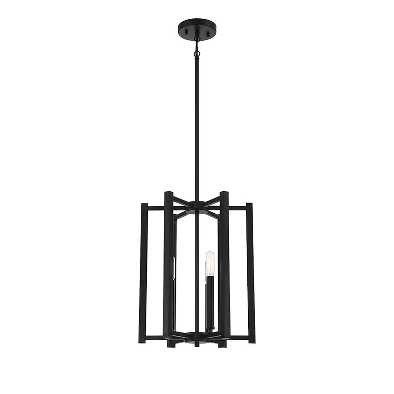 Savoy House Benson 3-Light Pendant, Matte Black