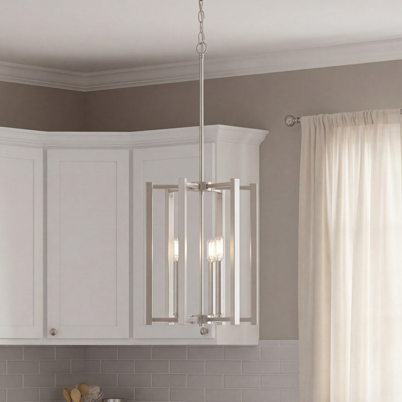 Savoy House Benson 3-Light Pendant, Satin Nickel