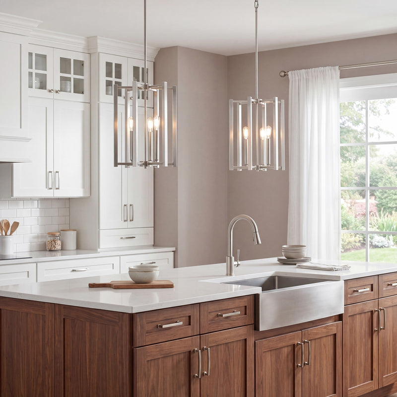 Savoy House Benson 3-Light Pendant, Satin Nickel