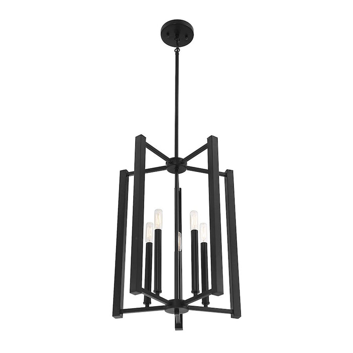 Savoy House Benson 5-Light Pendant, Matte Black