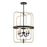 Savoy House Kearney 4-Light Pendant, Vintage Black/Warm Brass - 3-8072-4-51