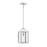 Savoy House Champlin 1Lt Pendant, White/ Nickel