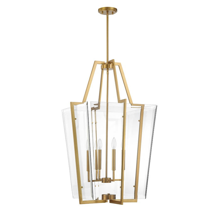 Savoy House Farell 4-Light Pendant, Warm Brass