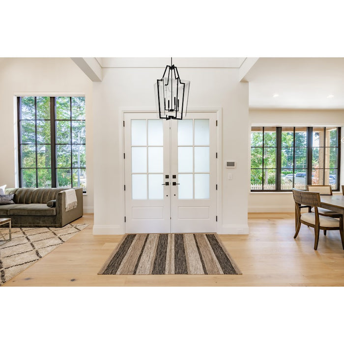 Savoy House Farell 4-Light Pendant, Matte Black