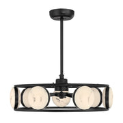 Savoy House Castra Lt Ceiling Fan, Fan D'Lier, Matte Black - 30-FD-435-89