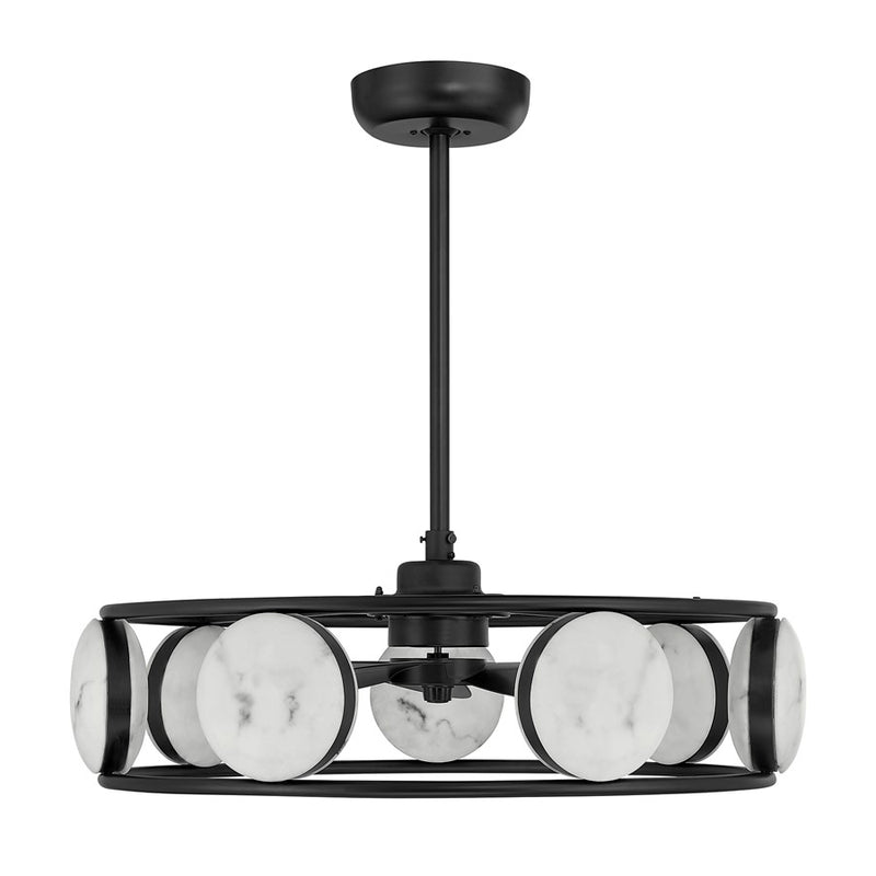 Savoy House Castra Lt Ceiling Fan, Fan D'Lier, Matte Black
