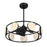 Savoy House Castra Lt Ceiling Fan, Fan D'Lier, Matte Black