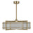 Savoy House Canterbury 4Lt Ceiling Fan, Fan D'Lier, Noble Brass